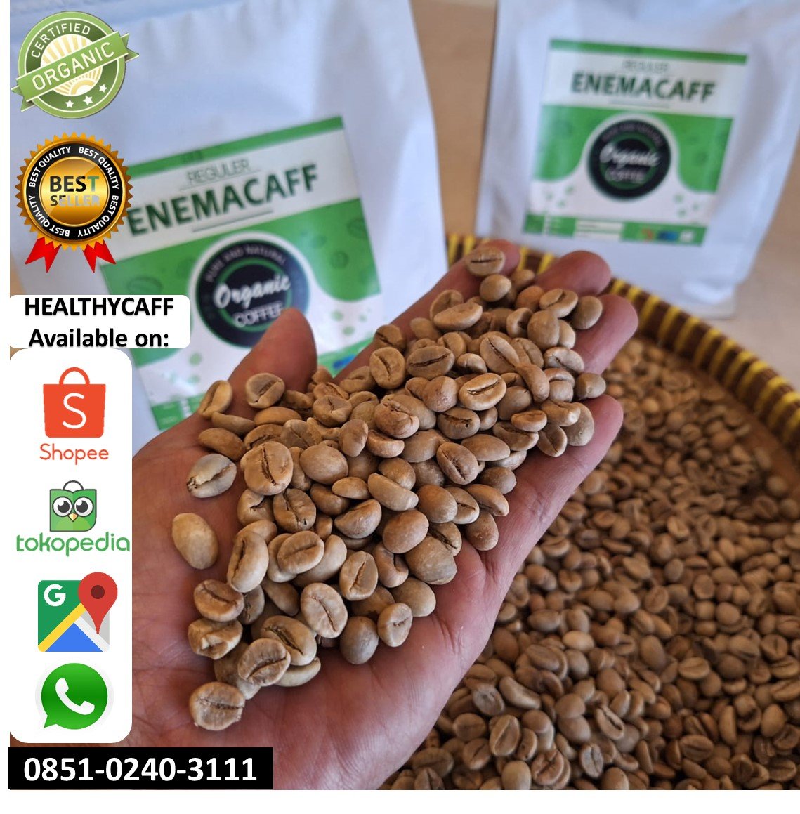 ENEMACAFF | Jual Enema Kopi Organik Indonesia Medium Roast MR dan Light ...