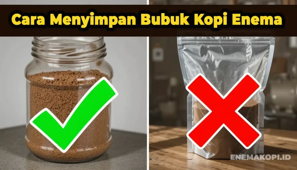 Cara Menyimpan Bubuk Kopi Enema untuk Pemakaian Selanjutnya