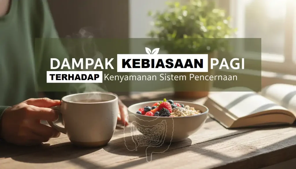 Dampak Kebiasaan Pagi terhadap Kenyamanan Sistem Pencernaan