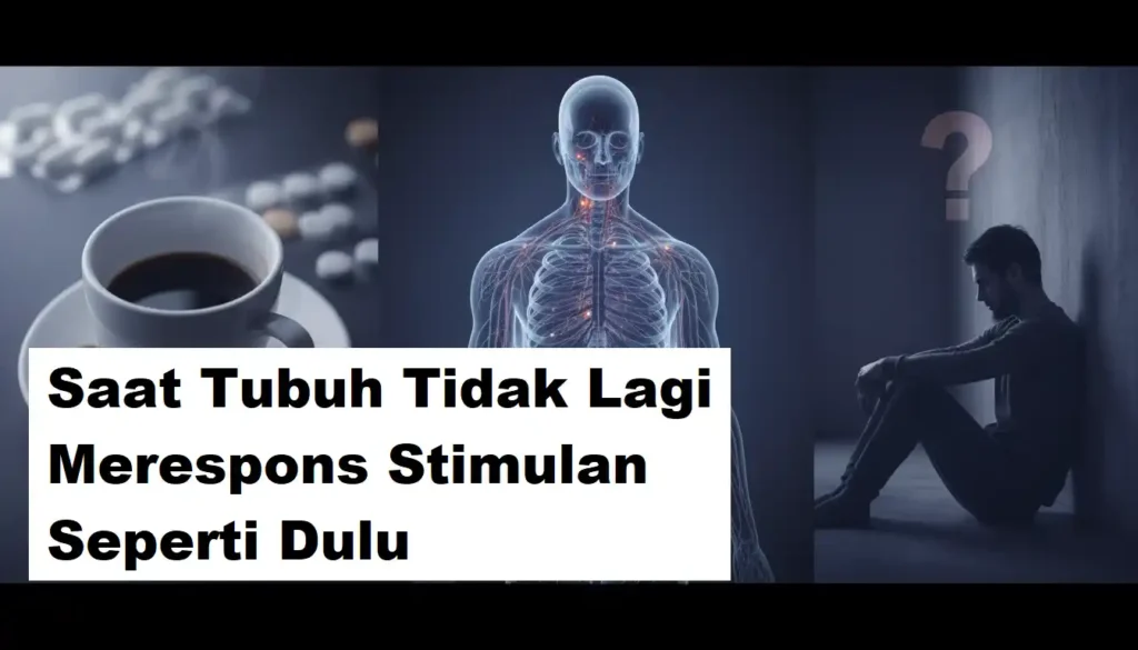Saat Tubuh Tidak Lagi Merespons Stimulan Seperti Dulu