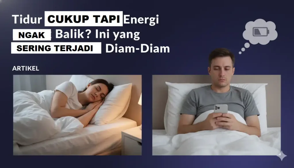 Tidur Cukup Tapi Energi Nggak Balik Ini yang Sering Terjadi Diam-Diam